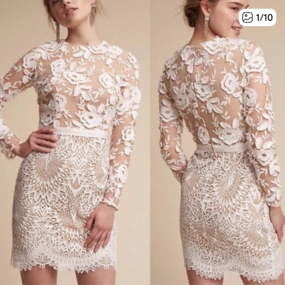 🔥 FLASH SALE Monique Lhullier BHLDN Cocktails Dress - NWOT - Wedding Bridal